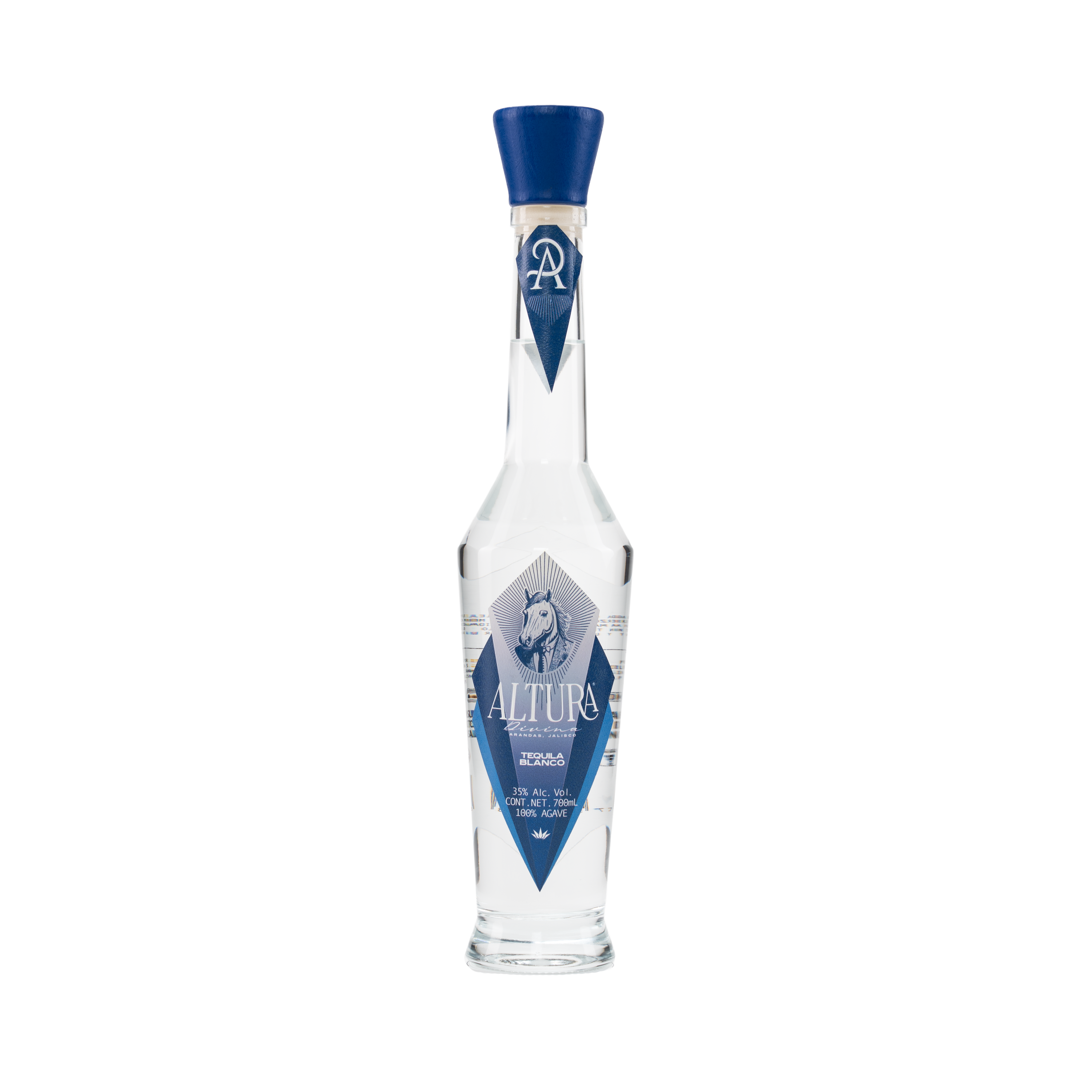 Tequila Blanco Altura Divina 100% Agave 700 ml